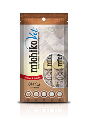 michiko vet pack x4 old cat